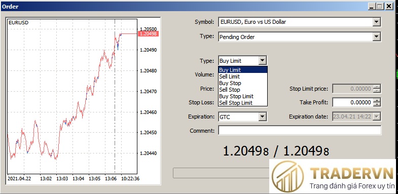 huong dan su dung lenh buy limit